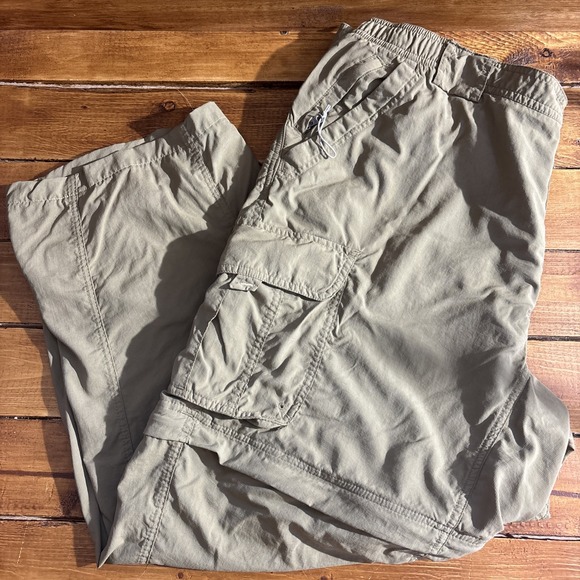 Columbia Titanium Hiking Pants Men XL (*Fits 39x27) Brown Convertible Shorts - Picture 1 of 8